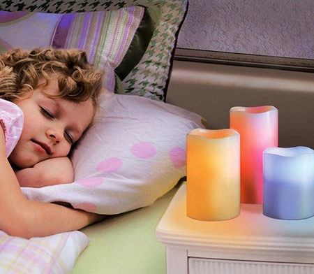 شمع ال ای دی 12 رنگ - Luma Candles